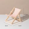 Labubu Beach Chair – Handmade Miniature Lounger for 17CM Dolls