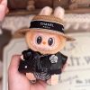 Labubu Cute Black Outfit – Handmade Luxury Clothes Set for 17CM/6.7IN Labubu Dolls