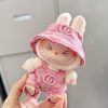Labubu Cute Outfit – Handmade Designer Overalls & Hat Set for 17CM/6.7IN Dolls