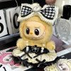 Labubu Pearl Strap Outfits – Elegant Dress & Matching Bow for 17CM/6.7IN Dolls