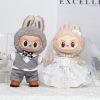 Labubu Wedding Outfit Set – Bride & Groom Styles for 17CM/6.7IN Dolls