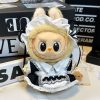Labubu French Maid Outfit – Handmade Black & White Apron Dress Set for 17CM/6.7IN Dolls