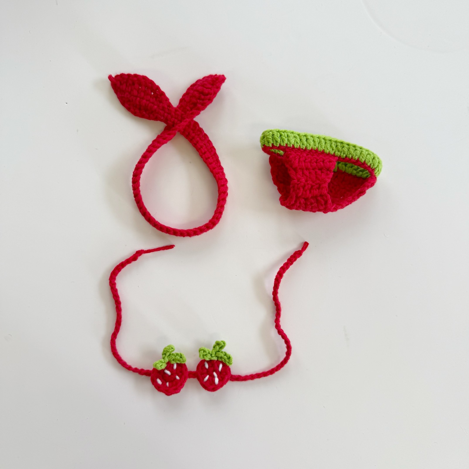 Labubu Strawberry Bikini Set