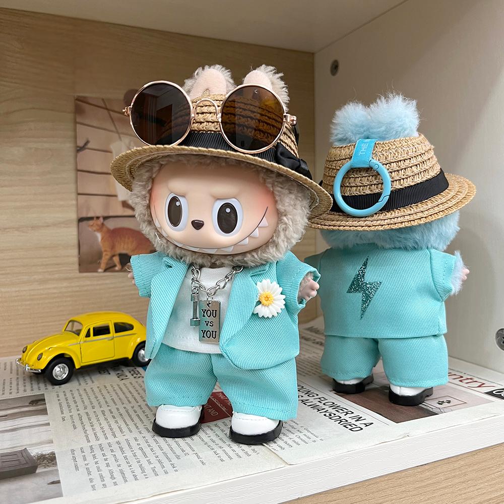 G-Dragon Inspired Luxury Blue Suit Set for Labubu